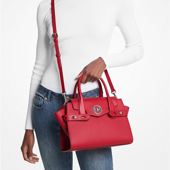 NWT Michael Kors Carmen medium belted satchel - Picture 8 of 8